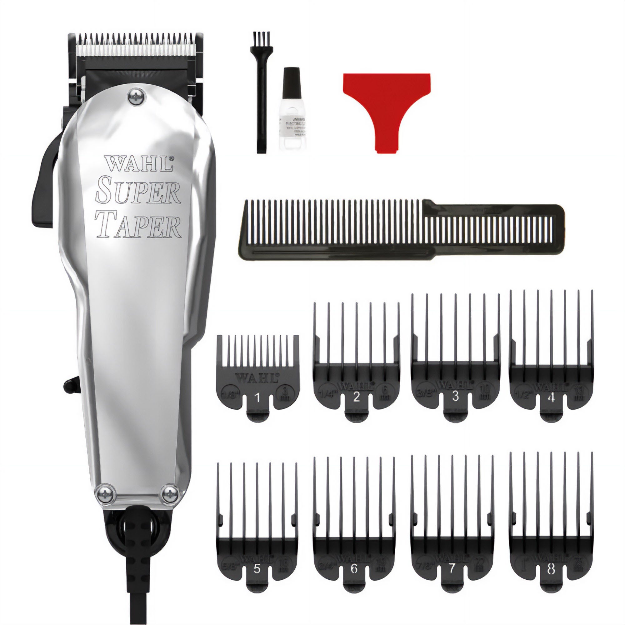 Wahl - Chrome Super Taper Clipper Corded