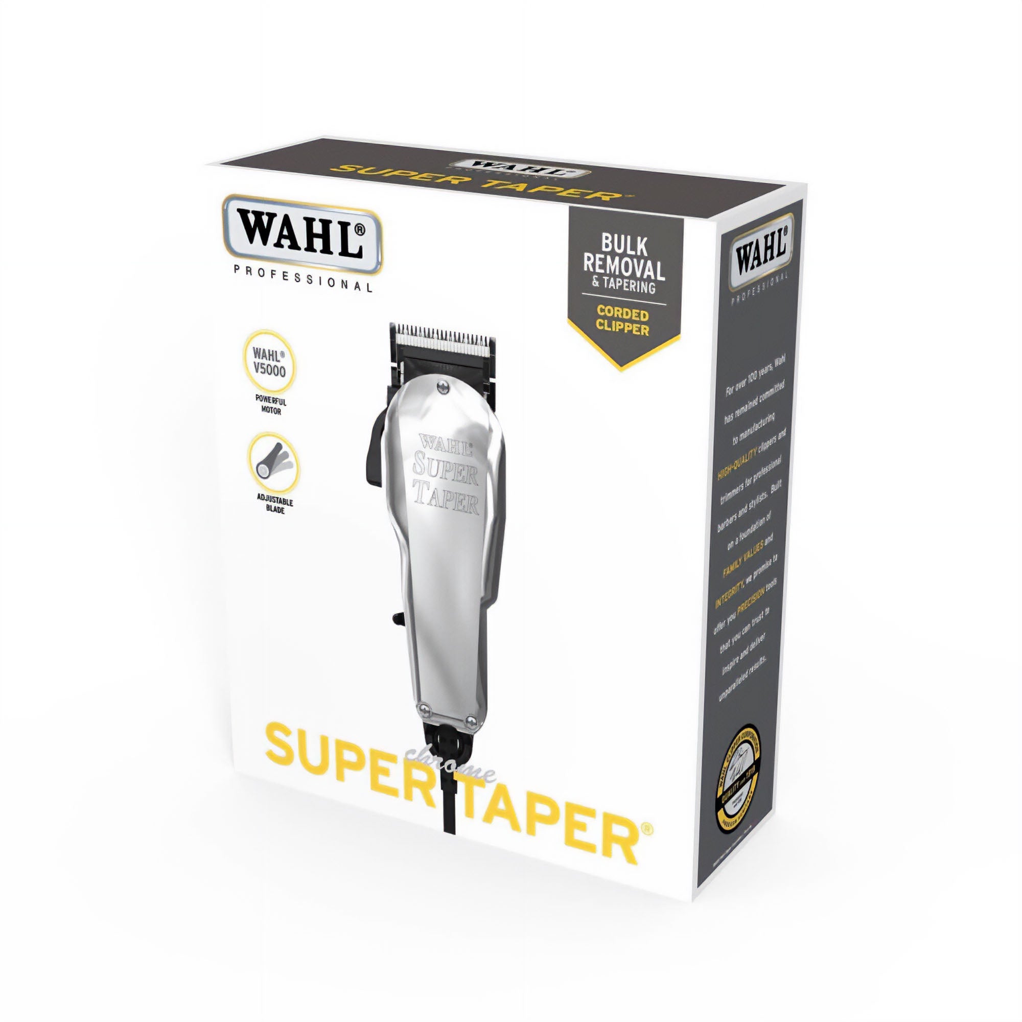 Wahl - Chrome Super Taper Clipper Corded