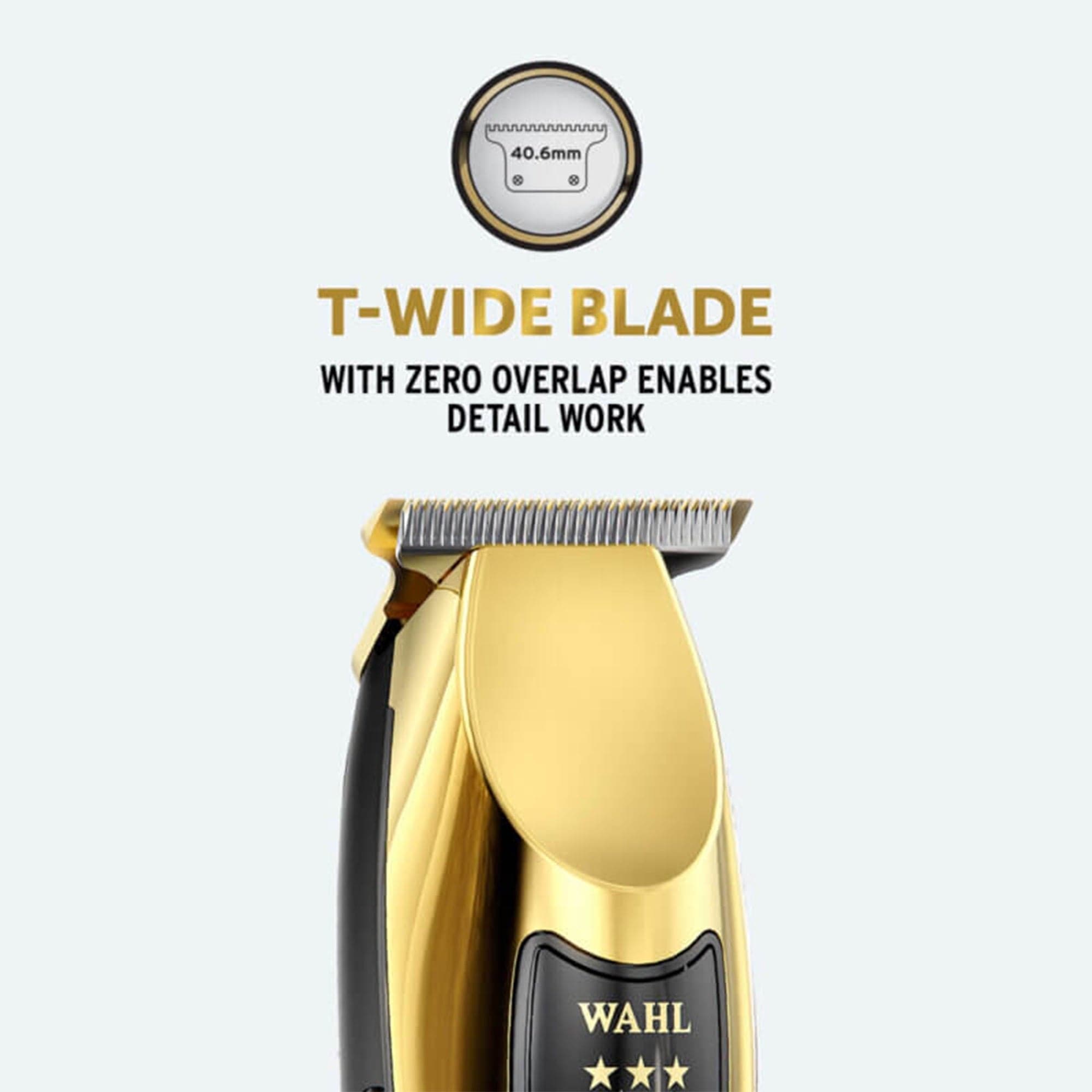 Wahl - 5 Star Detailer Trimmer Gold Cordless