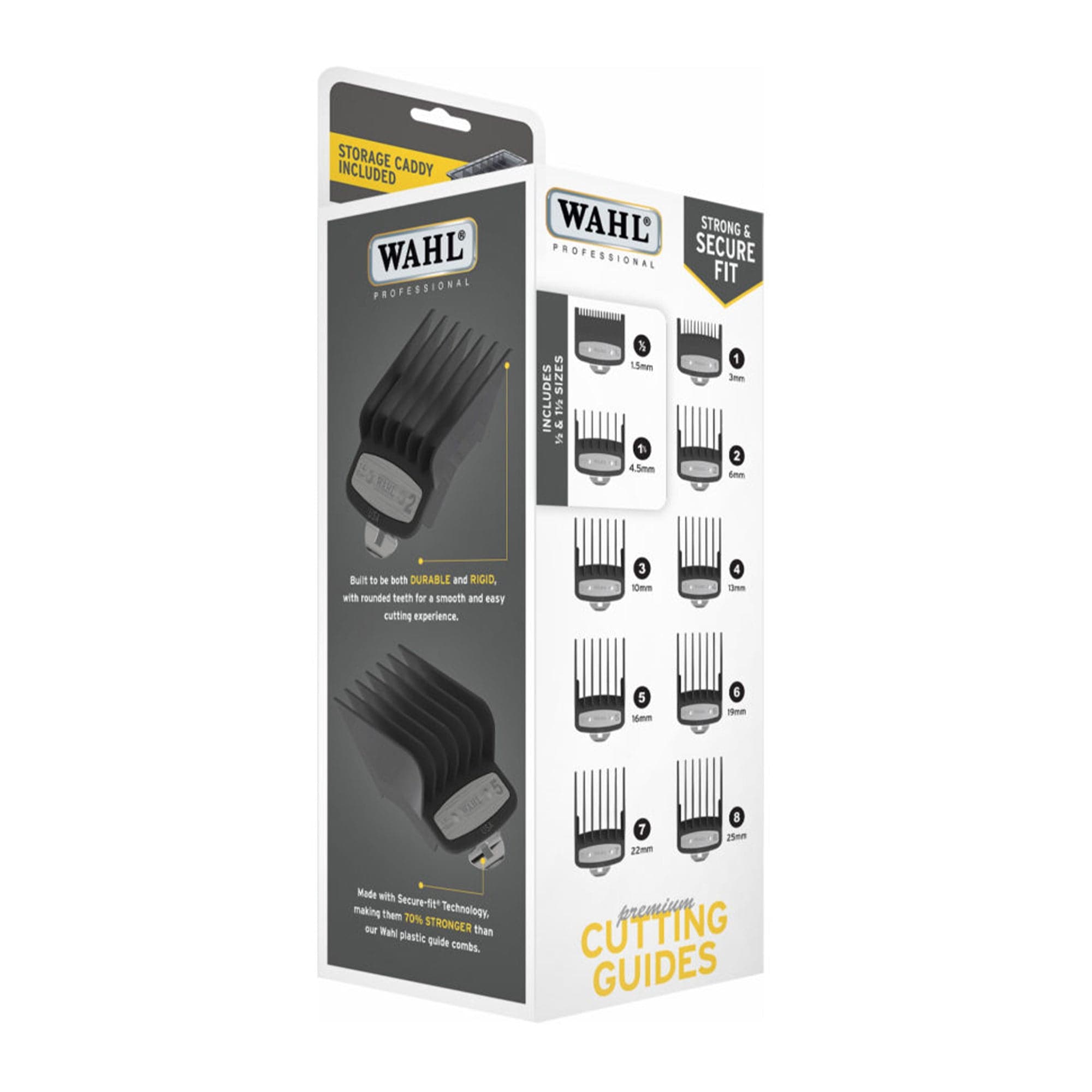 Wahl - Premium Cutting Guide Clipper Combs Guards 10pcs 3421-800