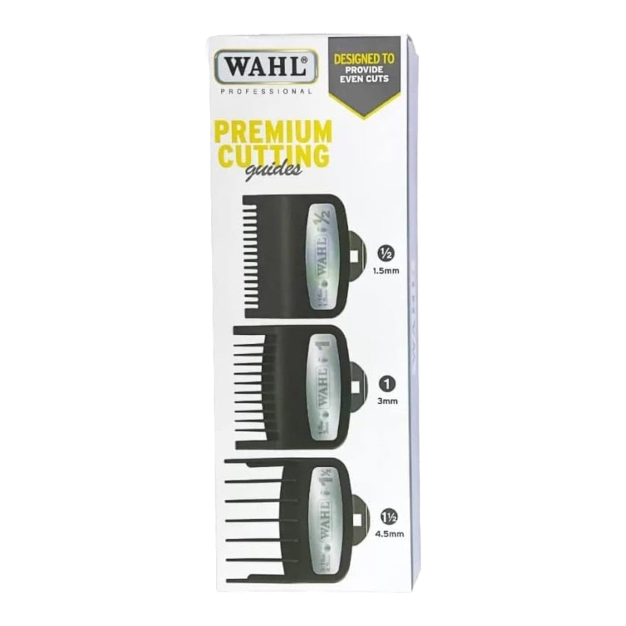 Wahl - Premium Cutting Guides Clipper Combs Guards (Set of 3) 3354-5001
