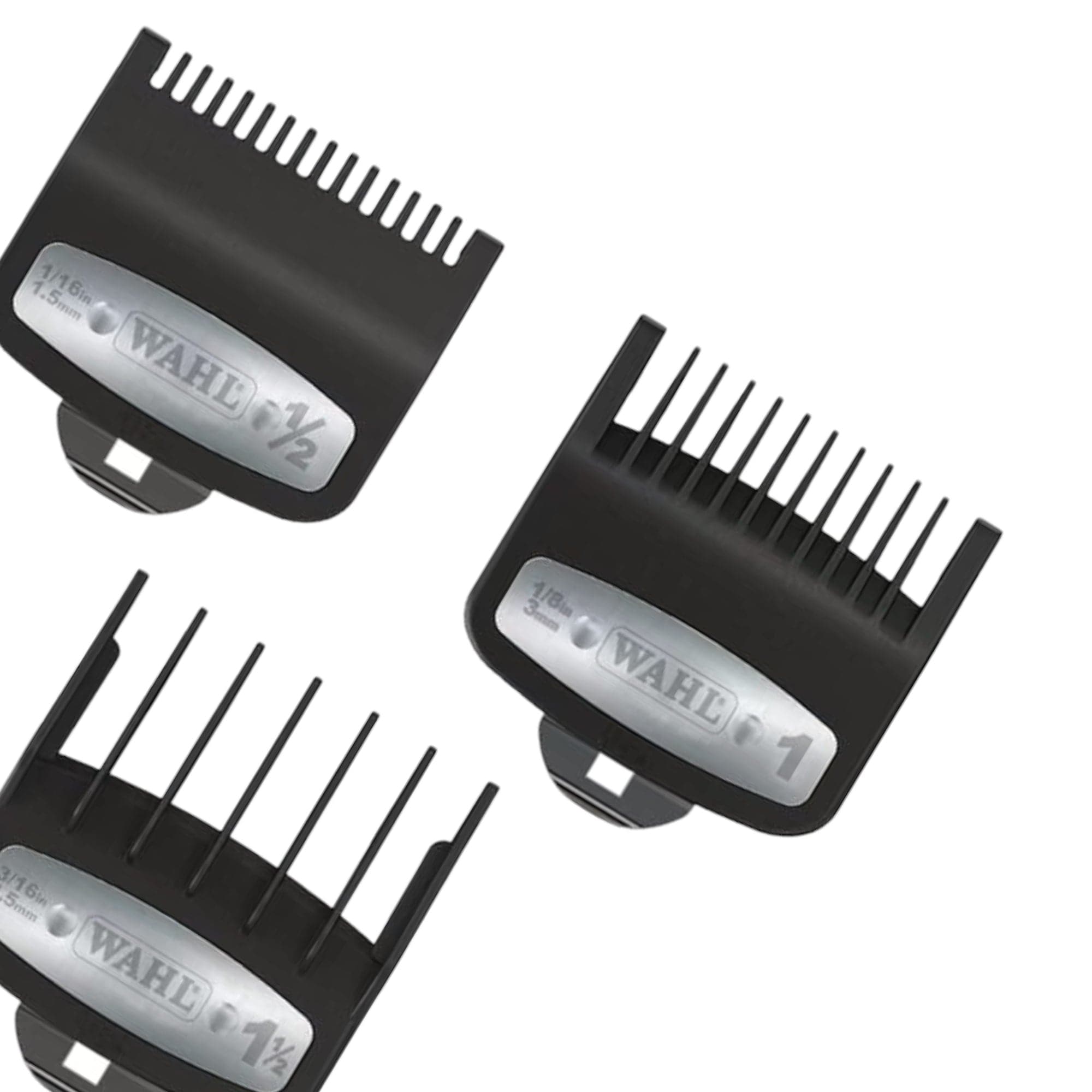 Wahl - Premium Cutting Guides Clipper Combs Guards (Set of 3) 3354-5001