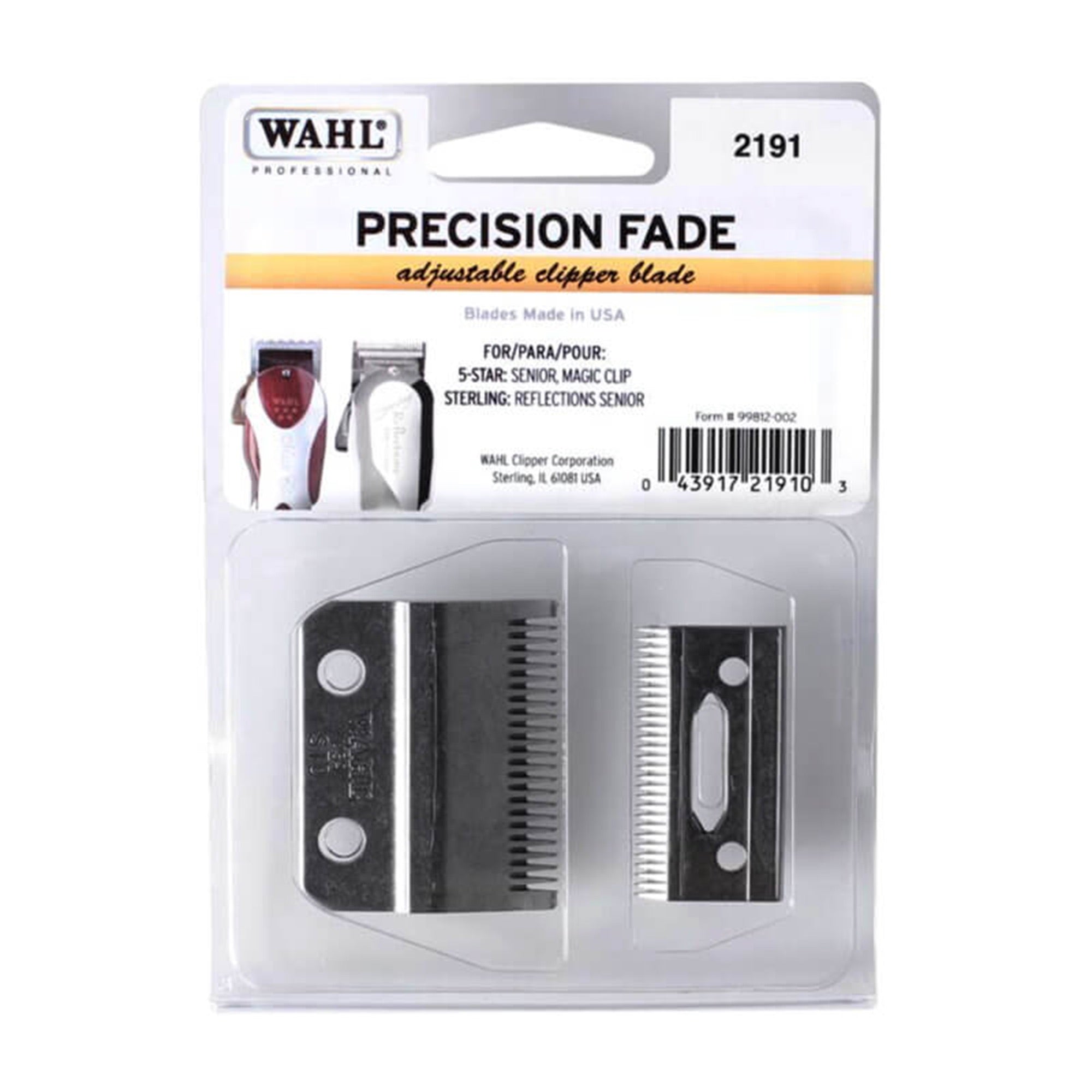 Wahl - Precision Fade Adjustable Clipper Blade 2191