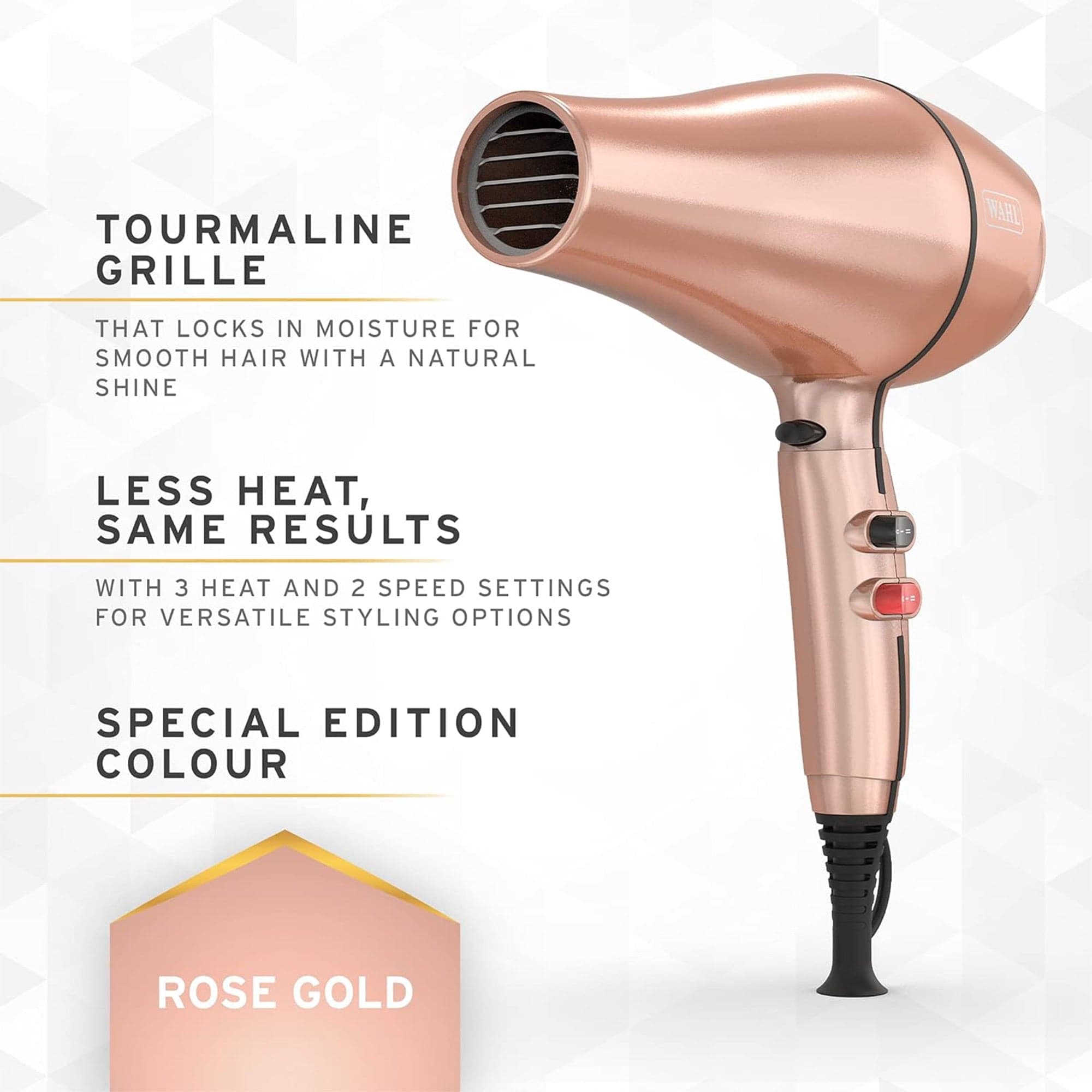 Wahl - Pro Keratin Hair Dryer Rose Gold Special Edition 2200W