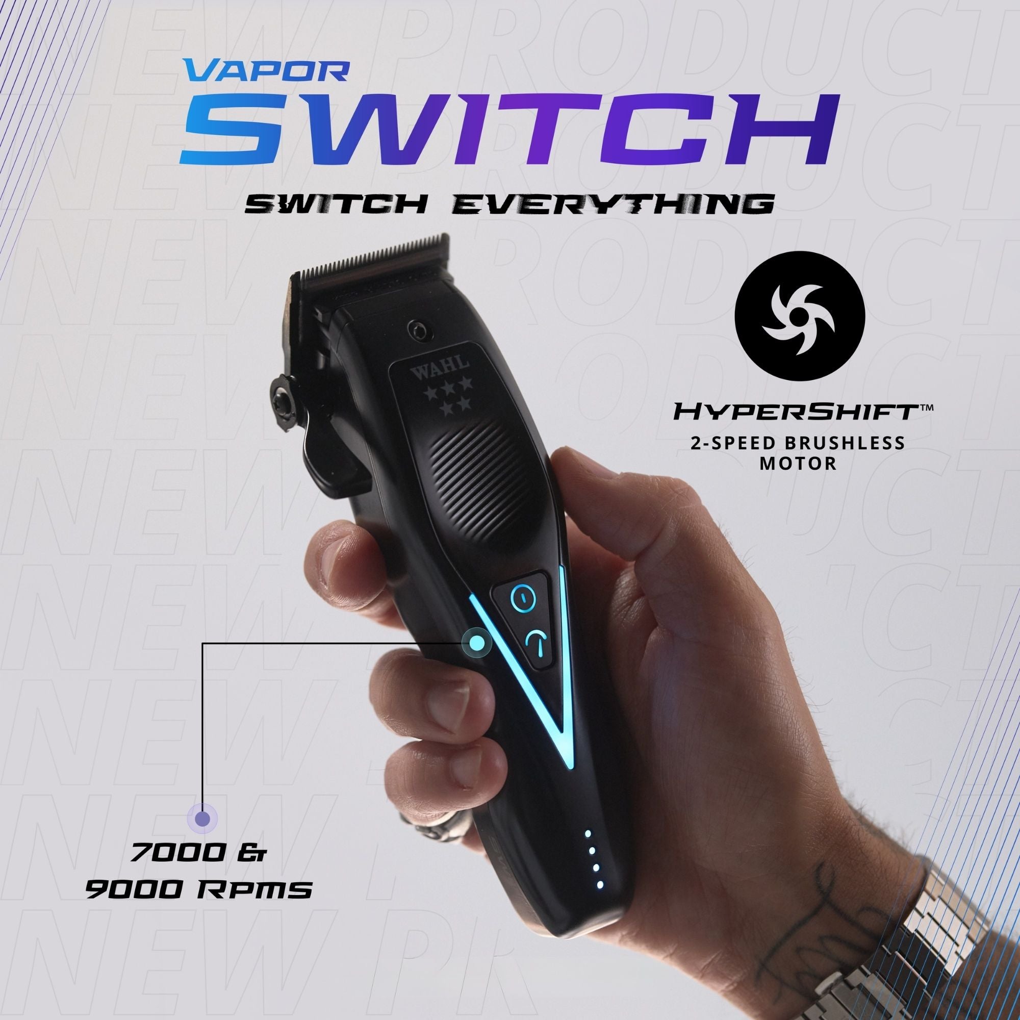 Wahl - Vapor Switch Cordless Clipper