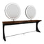 Alpeda - Woody Circle Double Wall Styling Station
