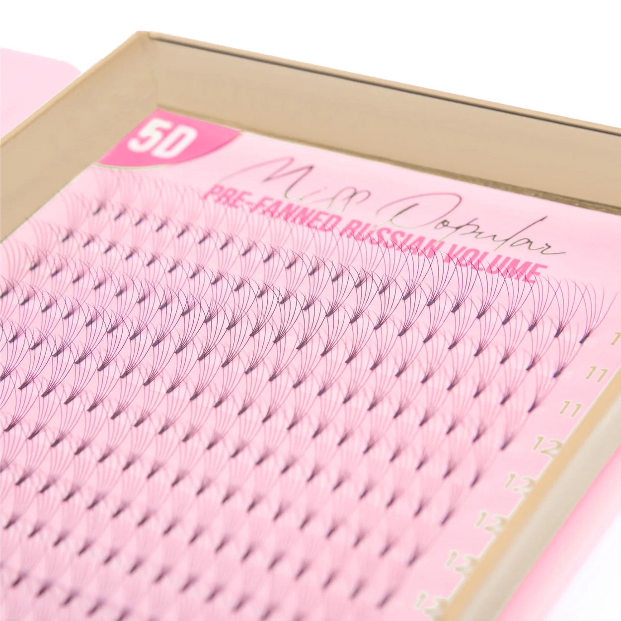 Tatti Lashes - 5D Pre-Fanned Russian Volume Lashes 0.10 XL C & D Curl (11-14mm)