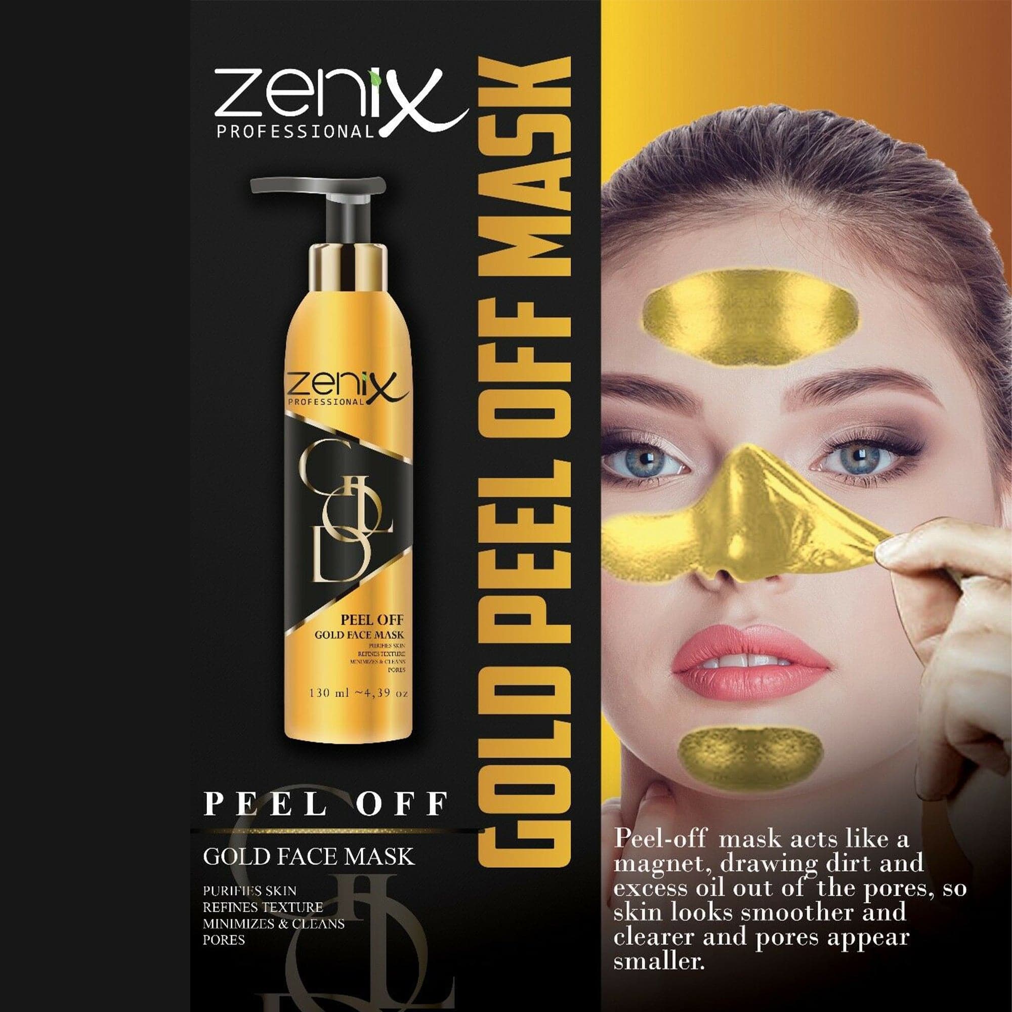 Zenix - Gold Peel Off Face Mask 130ml