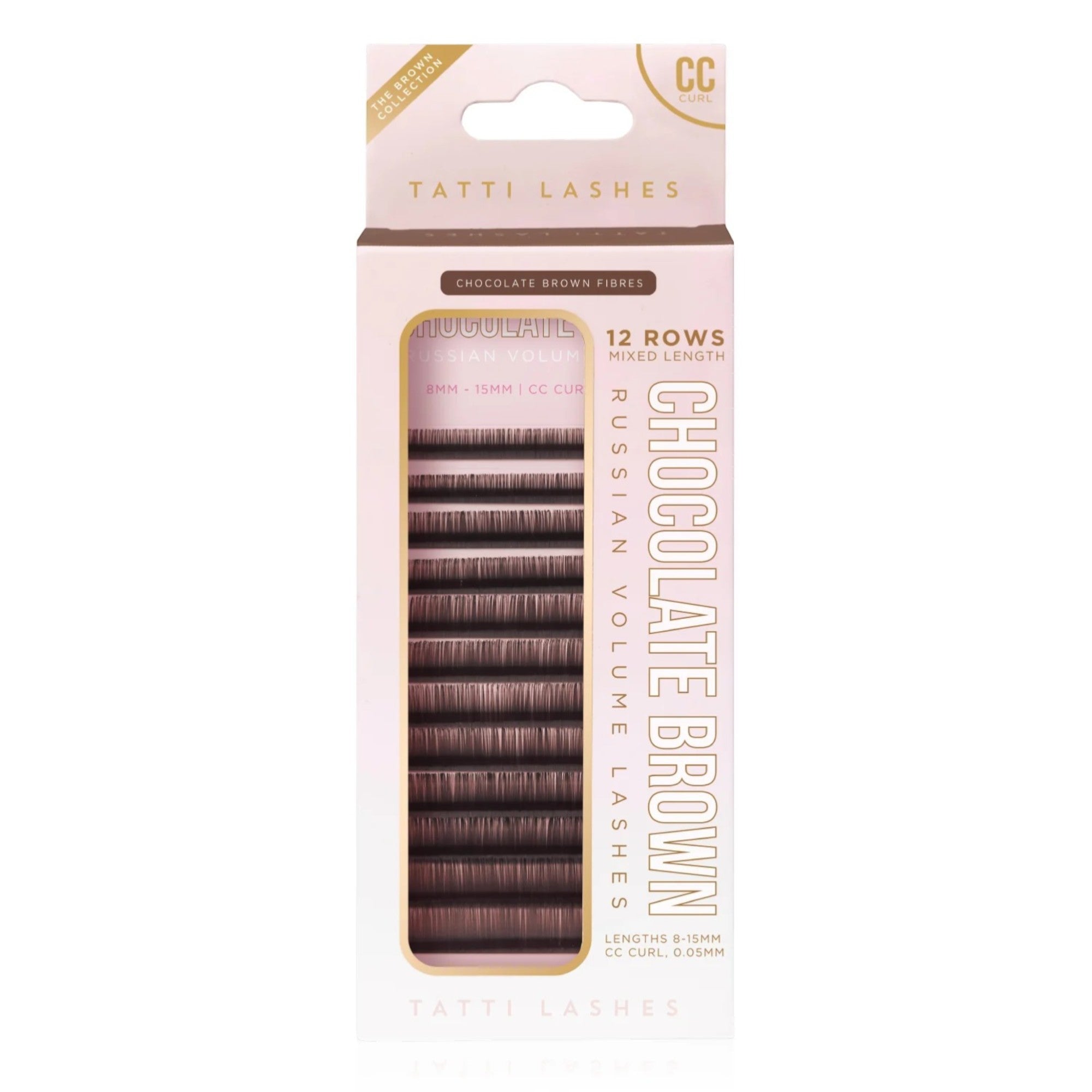Tatti Lashes - Classic Lashes Chocolate Brown 0.2 CC 8-15mm